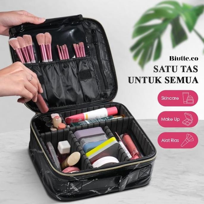 Promo Tas Koper Organizer Peralatan Kosmetik Make Up Cosmetic Besar
