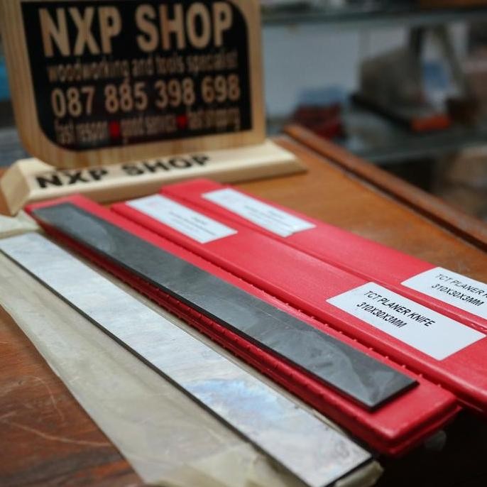 BISA GOSEND pisau serut kayu tct 310x30x3 skrap ketam 30cm
