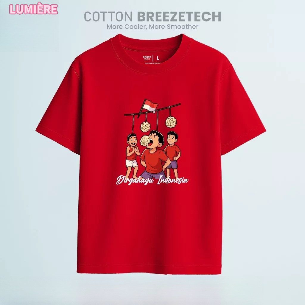 LUMIÈRE - Kaos Distro | Kaos Agustusan | Kaos Kemerdekaan | Kaos Lomba Makan Kerupuk