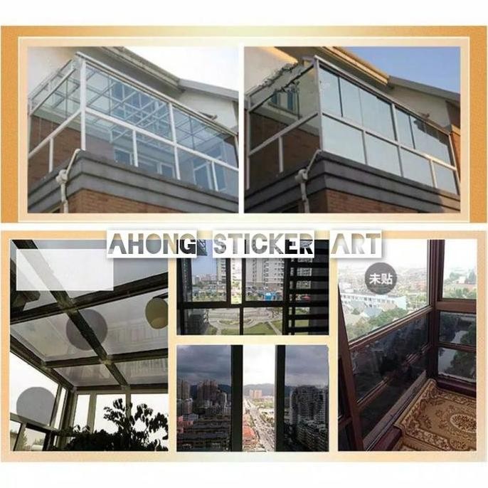 (Allthebest) kaca film black silver/kaca film sparta/kaca film oneway/kaca film one