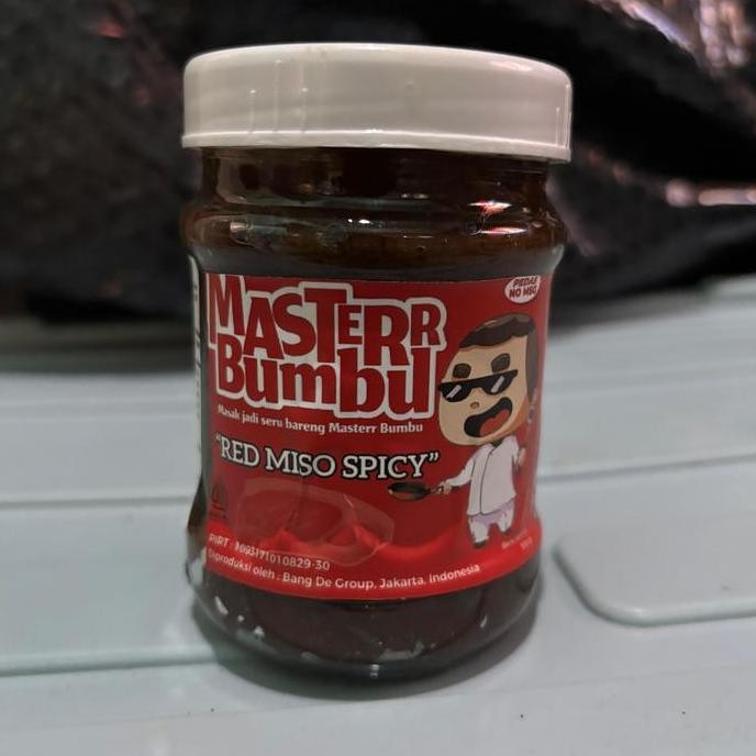 

DISKON! MASTER BUMBU RED MISO SPICY - BUMBU MISO PEDAS UNTUK MASAKAN JEPANG