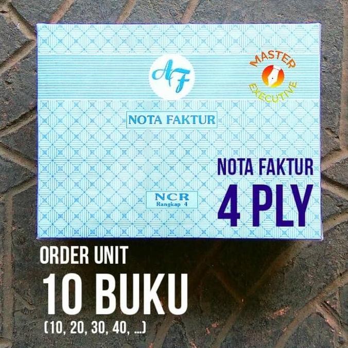 

DISKON! BUKU NOTA FAKTUR NCR 4 PLY B4 - AF PAPER STATIONERY RANGKAP 4