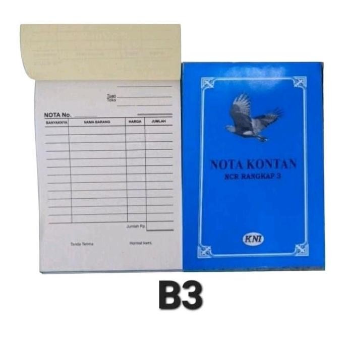 

DISKON! NOTA RANGKAP 3 BESAR B3 - BON NCR KERTAS KARBON COPY
