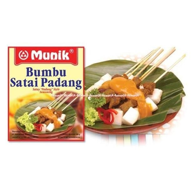 

DISKON! MUNIK BUMBU SATE PADANG 100GR - SATAY PADANG STYLE SEASONING INSTAN