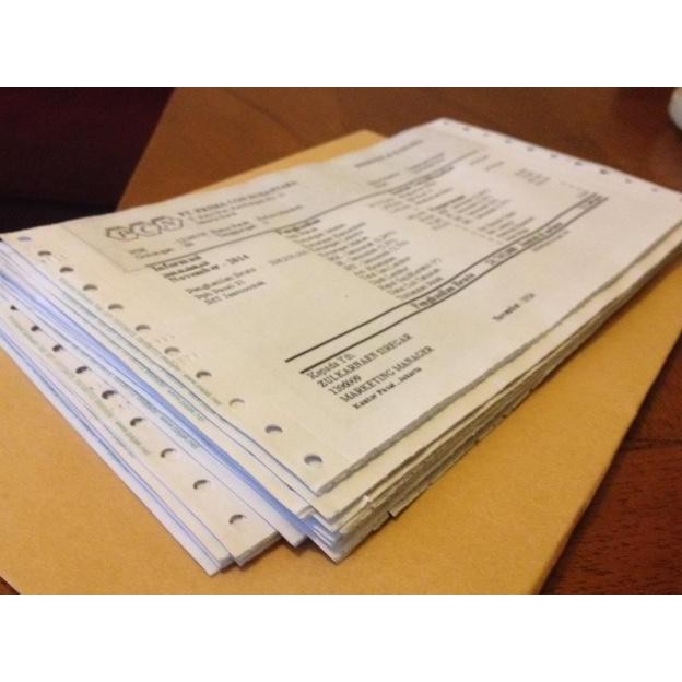 

DISKON! SLIP GAJI CETAK KARBON RANGKAP 3 CUSTOM - FORMAT PAYROLL