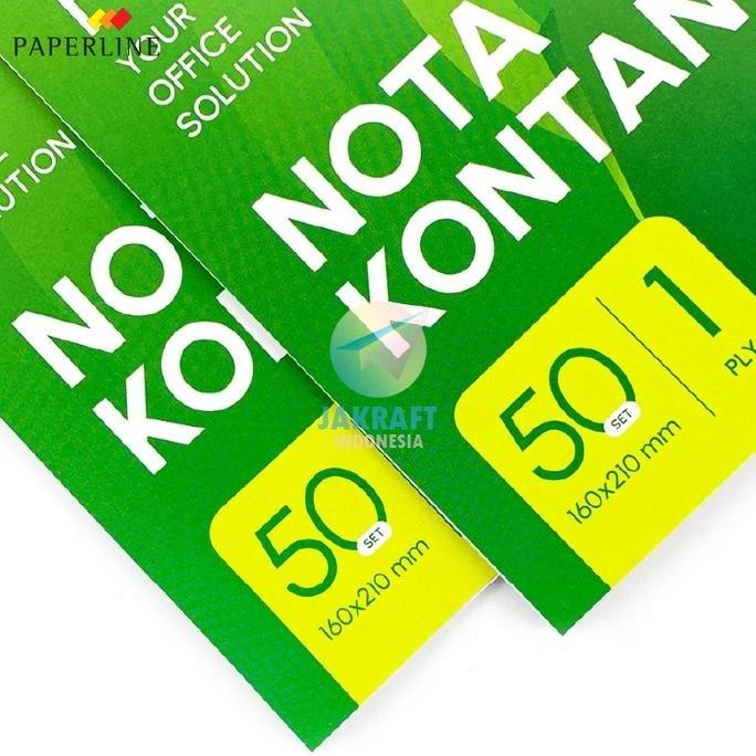 

DISKON! BUKU NOTA KONTAN BESAR A5 PAPERLINE 1 PLY/2 PLY/3 PLY NCR - PACK ISI 10 BUKU