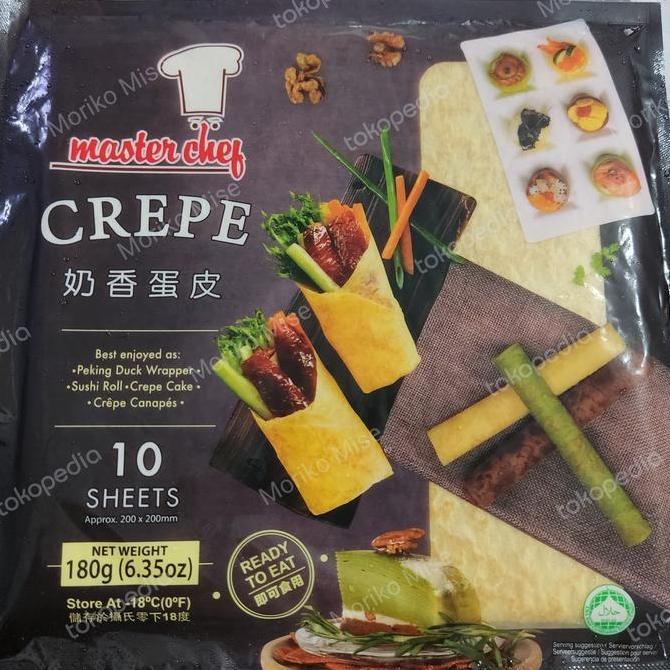 

DISKON! KULIT CREPE TYJ / SPRING ROLL PASTRY / KULIT PANCAKE BEKU SIAP PAKAI