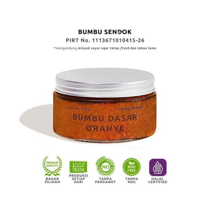 

DISKON! BUMBU DASAR ORANYE BUMBU SENDOK 200G - BUMBU MASAK INSTAN