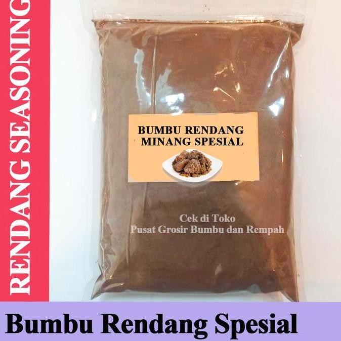 

DISKON! BUMBU RENDANG 1KG POWDER SPECIAL SEASONING MINANG ASLI