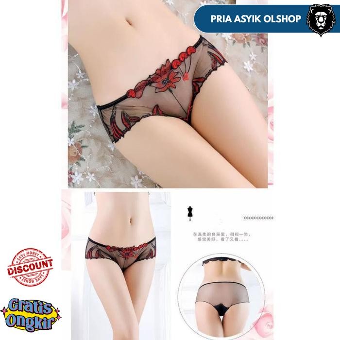 CELANA DALAM WANITA SEXY TRANSPARAN LEMBUT CD WANITA IMPORT PREMIUM C03 BY PRIA ASYIK OLSHOP