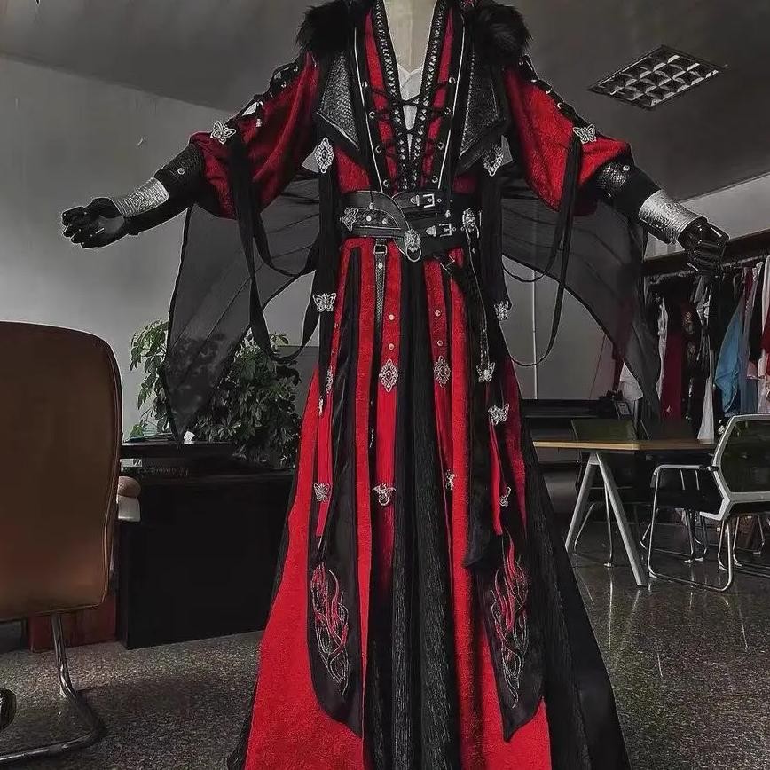 Chinese Tv Series Tgcf Tian Guan Ci Fu Xie Lian Hua Cheng Cosplay Costume Hua Cheng  Cos Dress Hanfu