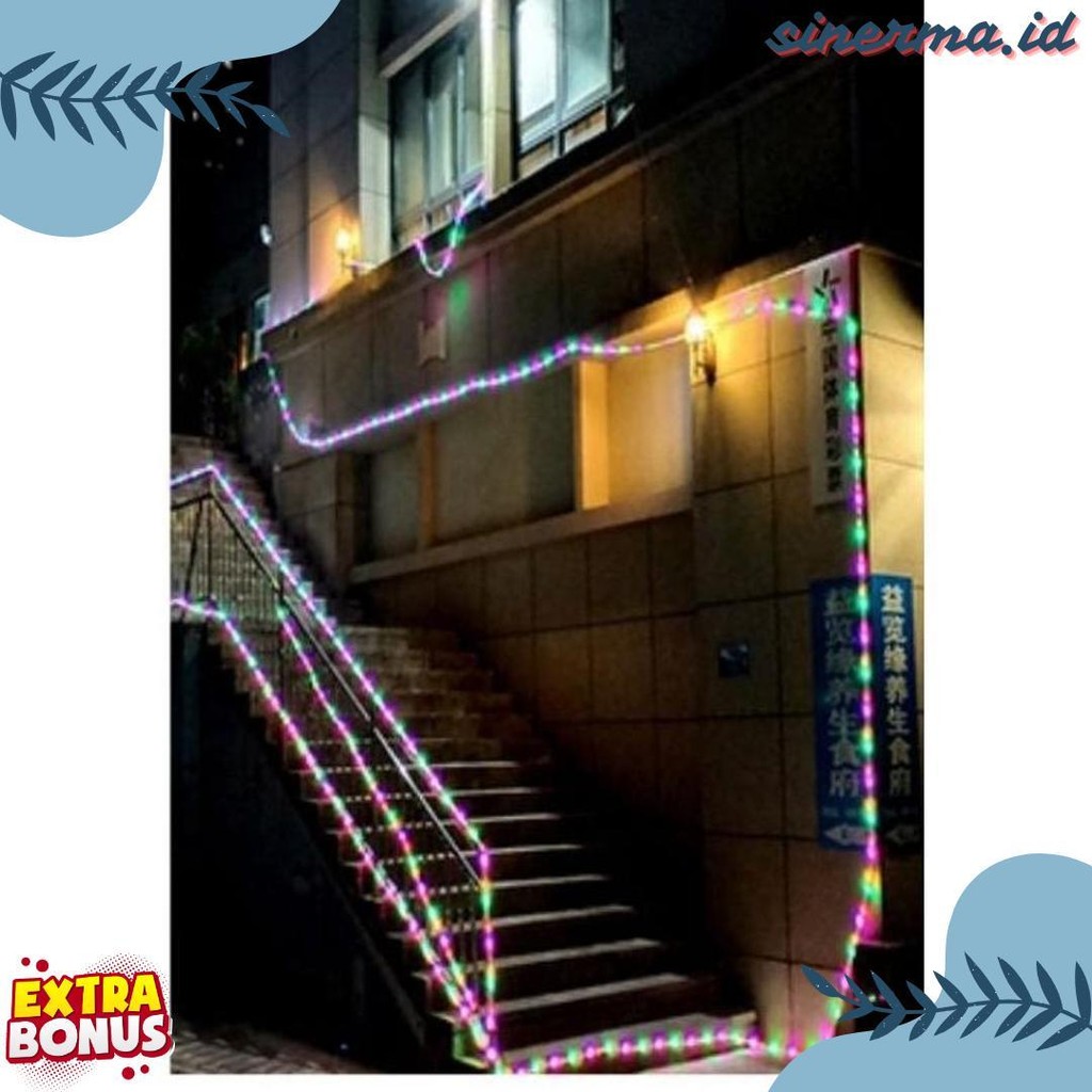 Lampu Selang Rgb & Merah Putih / Warna Warni/Lampu Strip Rgb/ Tumblr Selang  /Lampu Natal Merah Puti