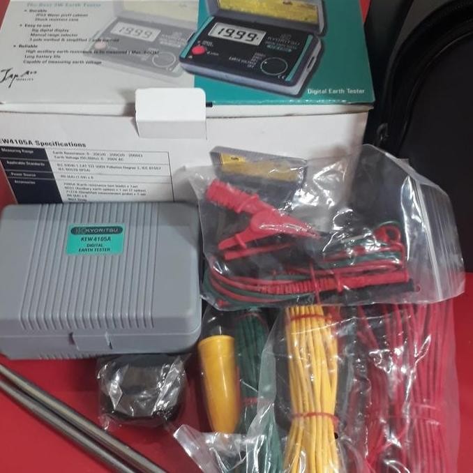 Digital Earth Tester Kyoritsu Kew4105A