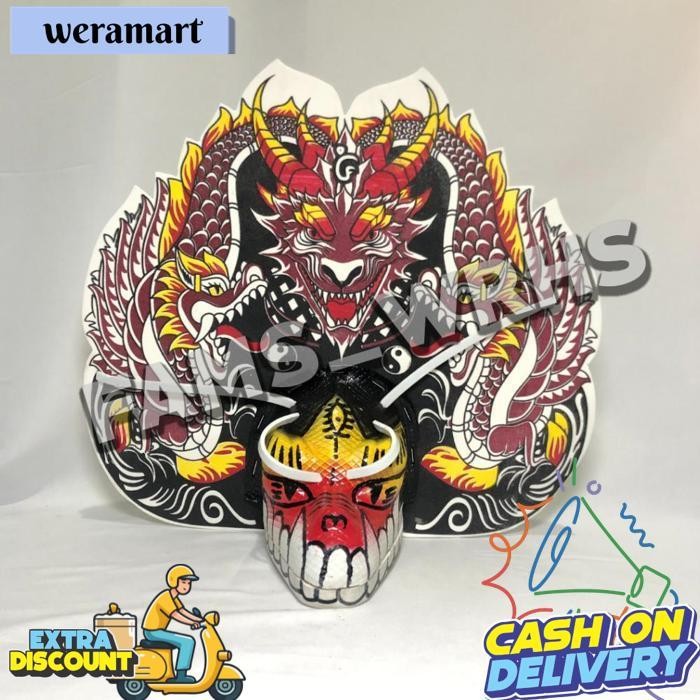 Barongan Anak Ukuran Sedang Spons Dragon Barongan Spons Barongan Merah Barongan Murah Jawa Timur