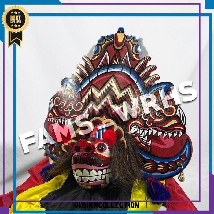 Barongan Kucingan Premium Blitar Barongan Caplokan Kayu Kucingan (Bisa Cod) Jawa Timur