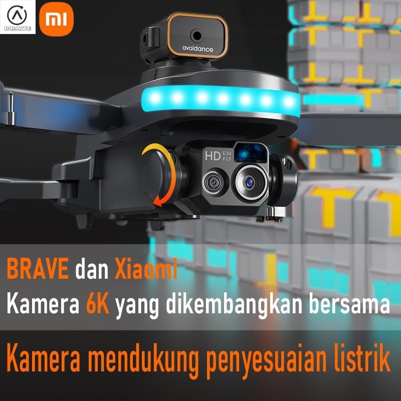 Sv Drone R107 Drone Camera 6K Rc Drone Pesawat Remote Control  Drone Gps Motor Tanpa Sikat Drone Kam