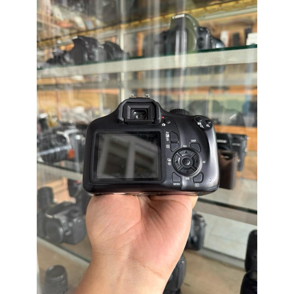 Ls [Kamera Dslr] Canon Eos 4000D Black Mulus Second Bergaransi Original