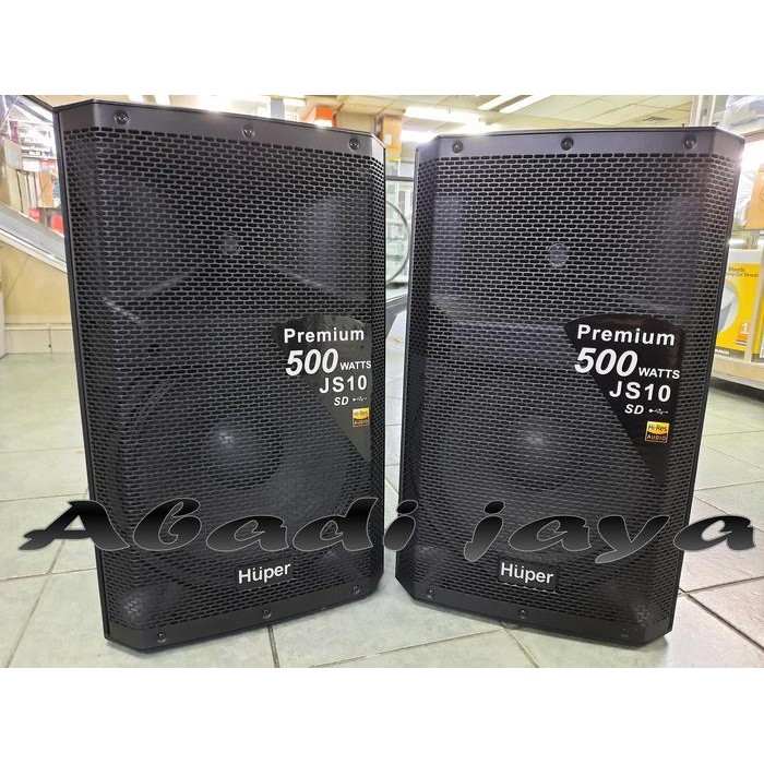 Speaker Aktif Huper Premium Js10 500watt Huper Js 10 ORIGINAL Berkualitas Terbaru