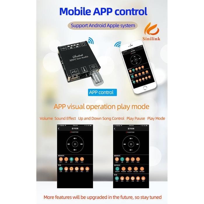 Modul Power Amplifier Mini Audio Amplifier Bluetooth 5.0 Class D 2x100W