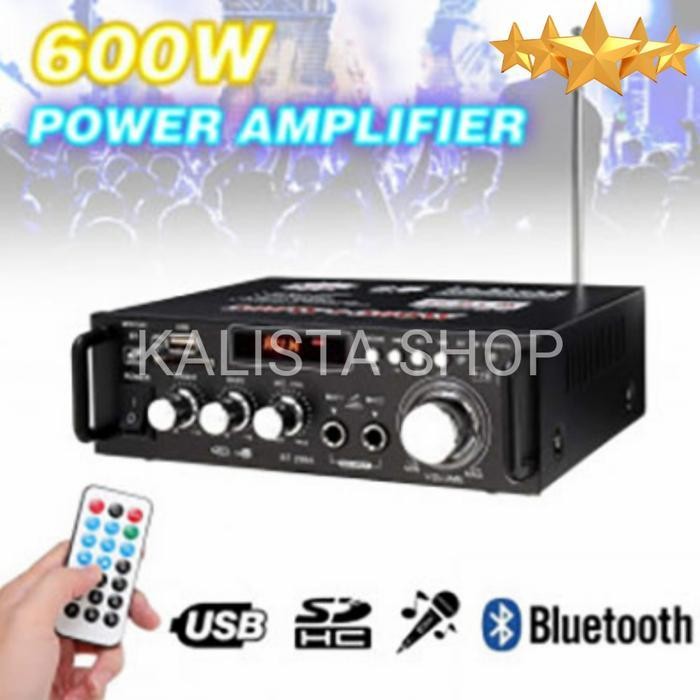 Digital Audio Amplifier / Alat Karaoke - Radio - USB - Bluetooth - SD