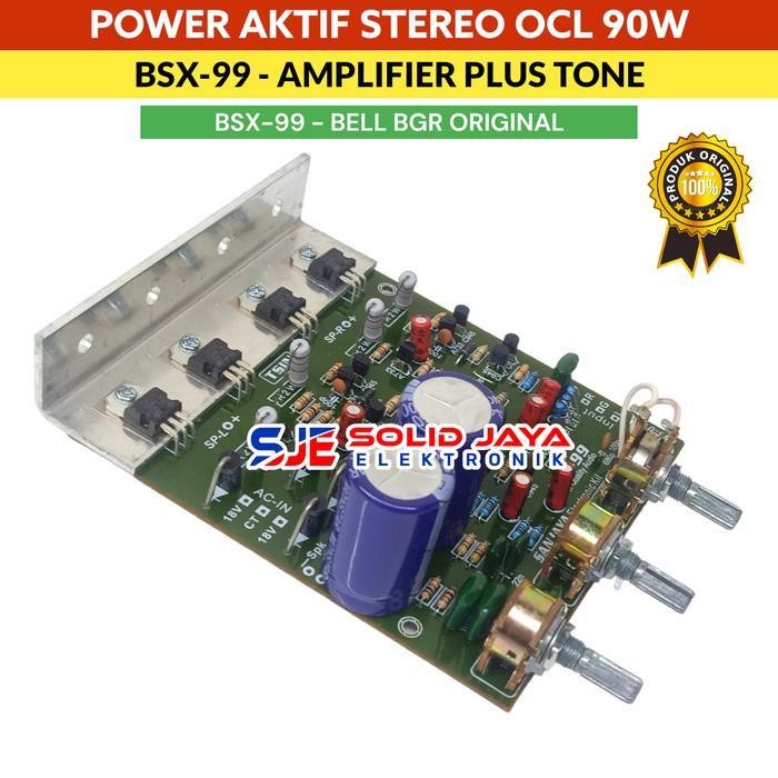 KIT POWER AKITF STEREO BSX99 OCL SYSTEM PLUS PSU ELCO DIODA BSX-99 BSX 99 POWER SPEAKER AKTIF AMPLIF