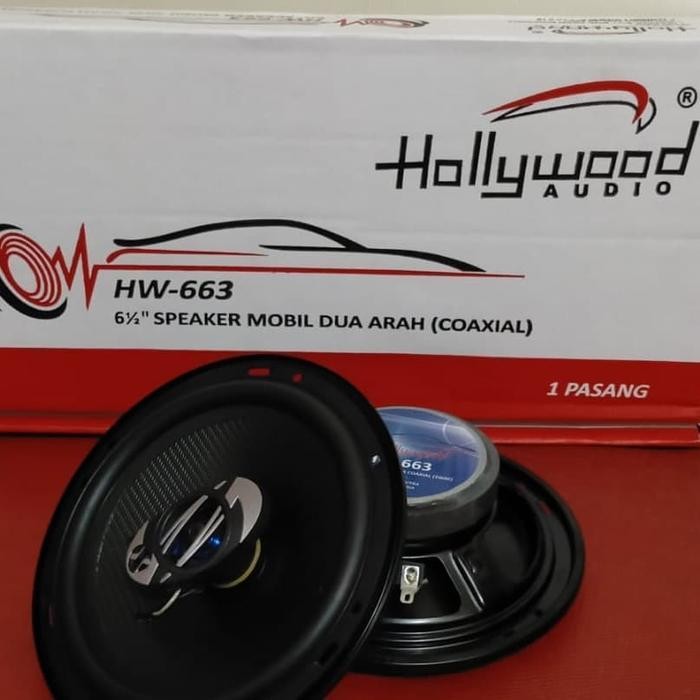 SPEAKER COAXIAL HOLLYWOOD HW-663 SEPASANG