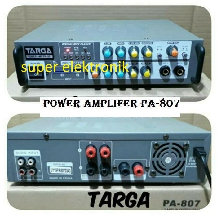AMPLIFIER TARGA PA807 AMPLI TARGA PA 807