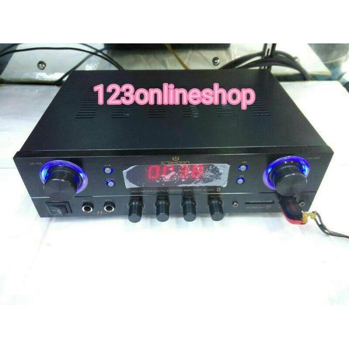 Amplifier Bluetooth CRIMSON AV-203 baru