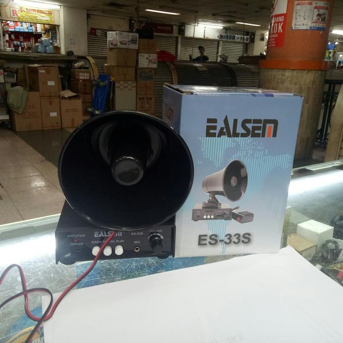 Speaker horn dan ampli ealsem es 33s jualan keliling