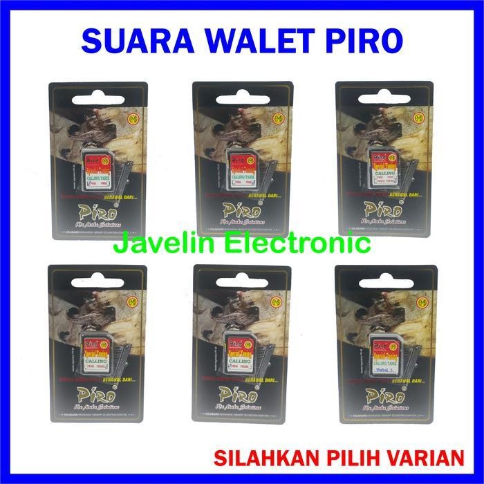 Suara Walet Piro Panggil / Calling / Tarik Original Memory Card