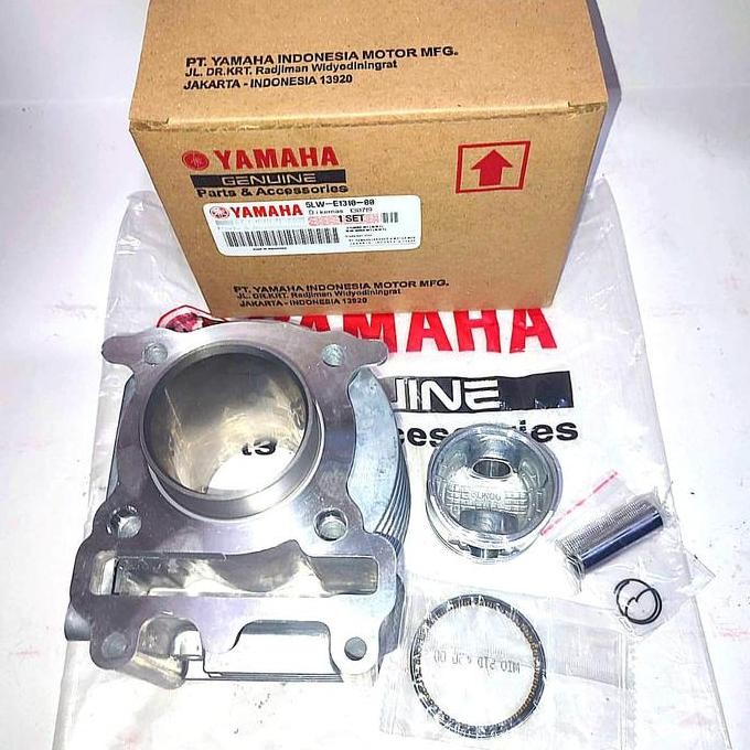 Baru BLOK SEHER KOMPLIT YAMAHA MIO SPORTY BLOK MESIN SET MIO LAMA (5LW) ORI pmmt21 dijamin