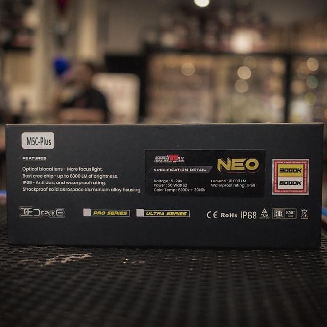 Lampu Tembak Drake Minimax Neo 100Watt Fog Lamp Led