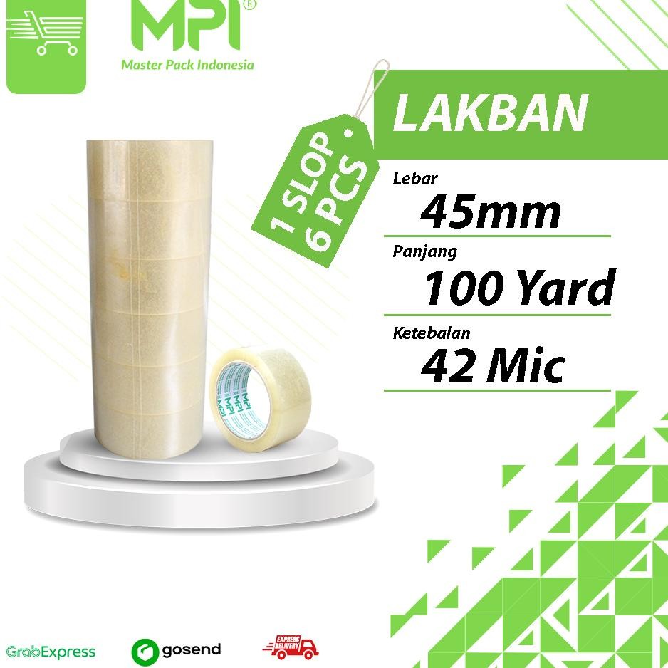 

Lakban Bening Lakban Coklat Mpi 45Mm X 100 Yard Economis 1 Slop Isi 6 Pcs
