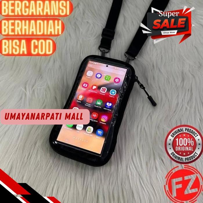 ANTI AIR TAS DOMPET HANGING PHONE SAKO WALLET GANTUNG KALUNG LEHER SELEMPANG HP  KARTU KOIN PASPOR K