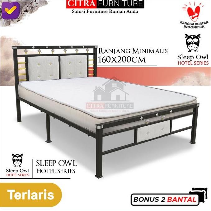 Ranjang Besi Ukuran 160X200