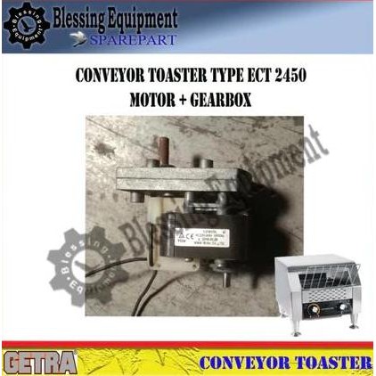 BEBAS ONGKIR - Sparepart Motor + Gearbox type ECT 2450 Conveyor Toaster Getra