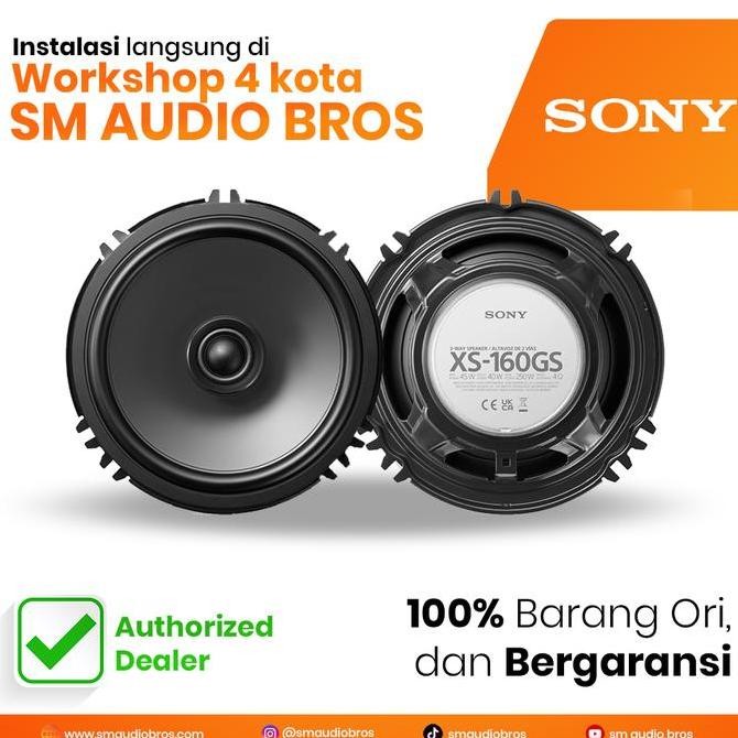 BEBAS ONGKIR - Sony XS-160GS Speaker Coaxial 6.5 Inch