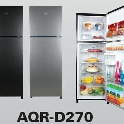 NEW AQUA AQR-D270 ds Kulkas 2 Pintu