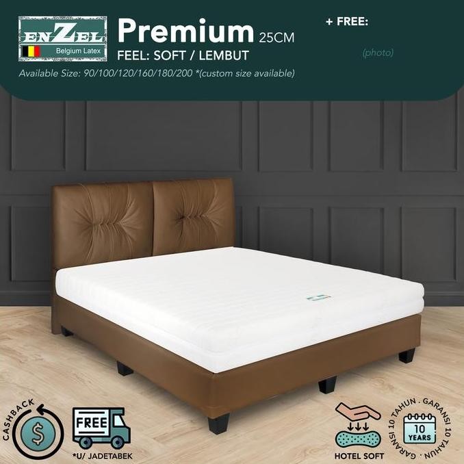Kasur Latex Enzel Premium (Full Set) Uk 100X200