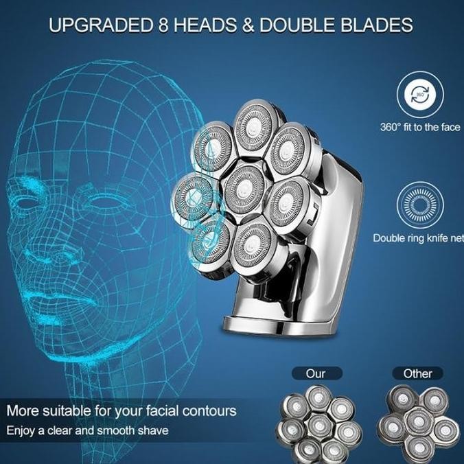 KEMEI KM-1525 - 4D Electric Shaver Powerful Speed Feeling