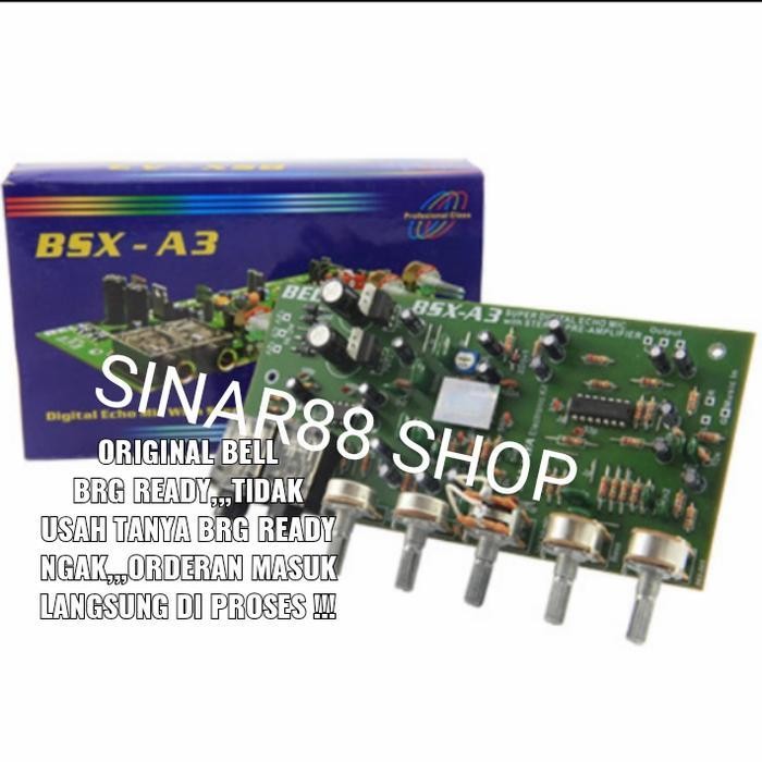 KIT STEREO BSX A3 BSX-A3 TONE ECHO CONTROL DIGITAL PLUS MIC MIK BELL