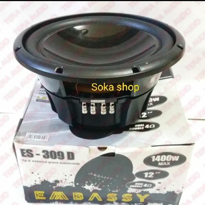 Subwoofer 12" EMBASSY ES-309D Double coil EMBASSY ES 309 D