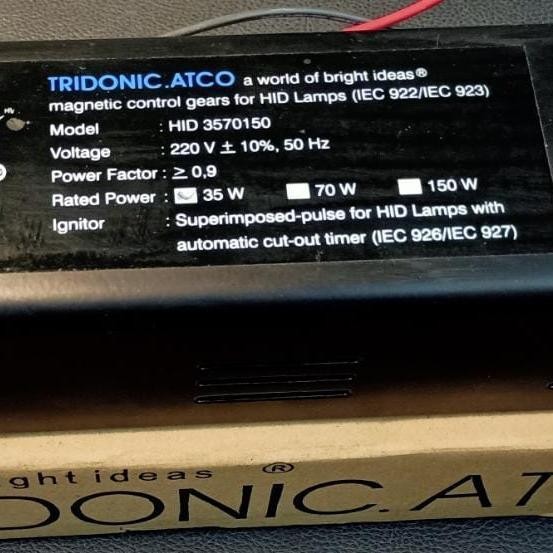 Ballast Trafo Set Metal Halide 35W Sodium 35W TRIDONIC ATCO