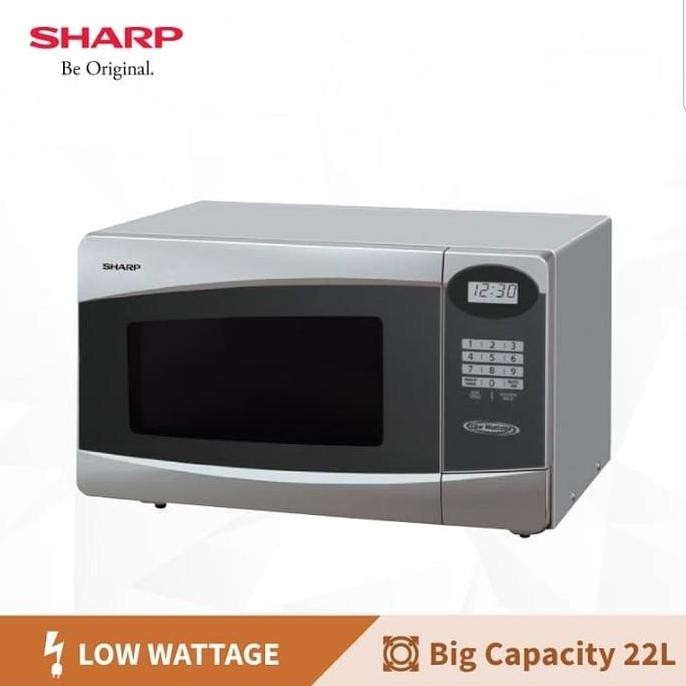 NEW MICROWAVE OVEN SHARP R-230-RS, MICROWAVE OVEN 22 LITER