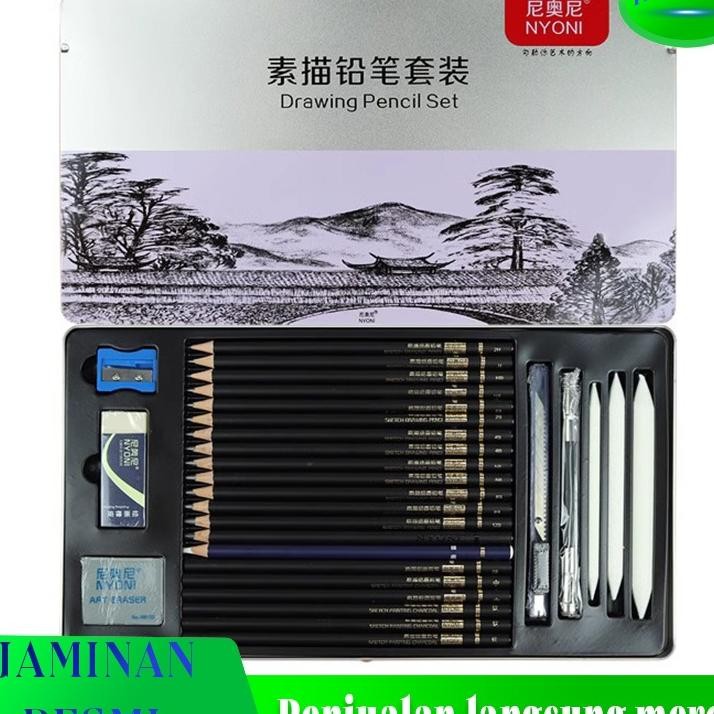 

Set Pensil Sketsa Nyoni Baru Kotak Besi Tirai Pemula Set Lengkap Alat Lukis Tangan Arang Lembut Profesionalsketch Drawing Pencil Set 29 Pensil Lukis Sketsa Set Lengkap