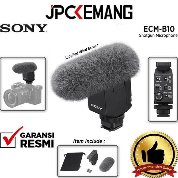 Sony Ecm-B10 Shotgun Microphone Sony Ecm B 10 Mic Original