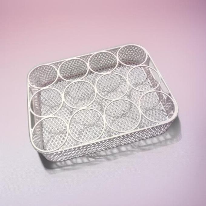 (Guninco) Rak Tempat Gelas Bulat Putih / Tempat Aqua Gelas Bulat / Rak Gelas Lebaran / Rak Gelas Bes