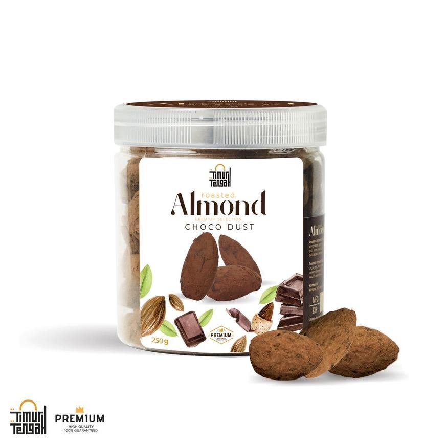 

Termurah Timur Tengah Kacang Almond Choco Dust Vanilla Honey 250 Gr Original Premium Mb-24