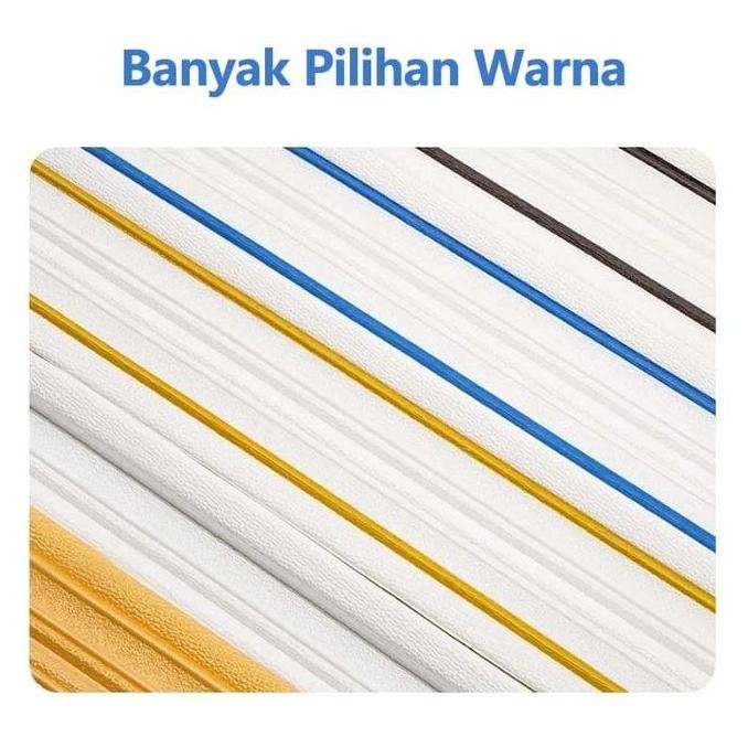 (Allthebest) List Wallfoam 3D / List Border Wallpaper foam / Pembatas wallfoam Dinding 3D