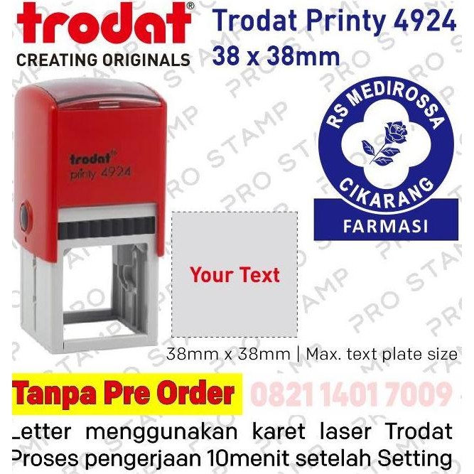 

Stempel Warna Otomatis Custom / Trodat Printy 4924